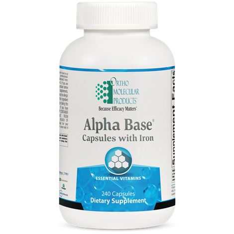 Alpha Base® Capsules w/ Iron primary image