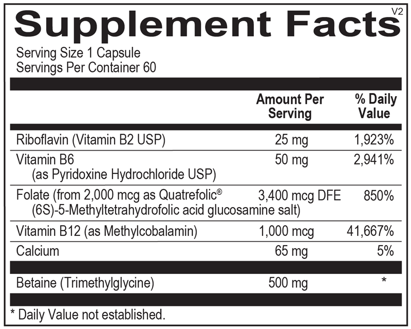 Methyl CpG® supplement facts image