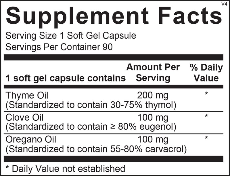 Intestin-ol supplement facts image
